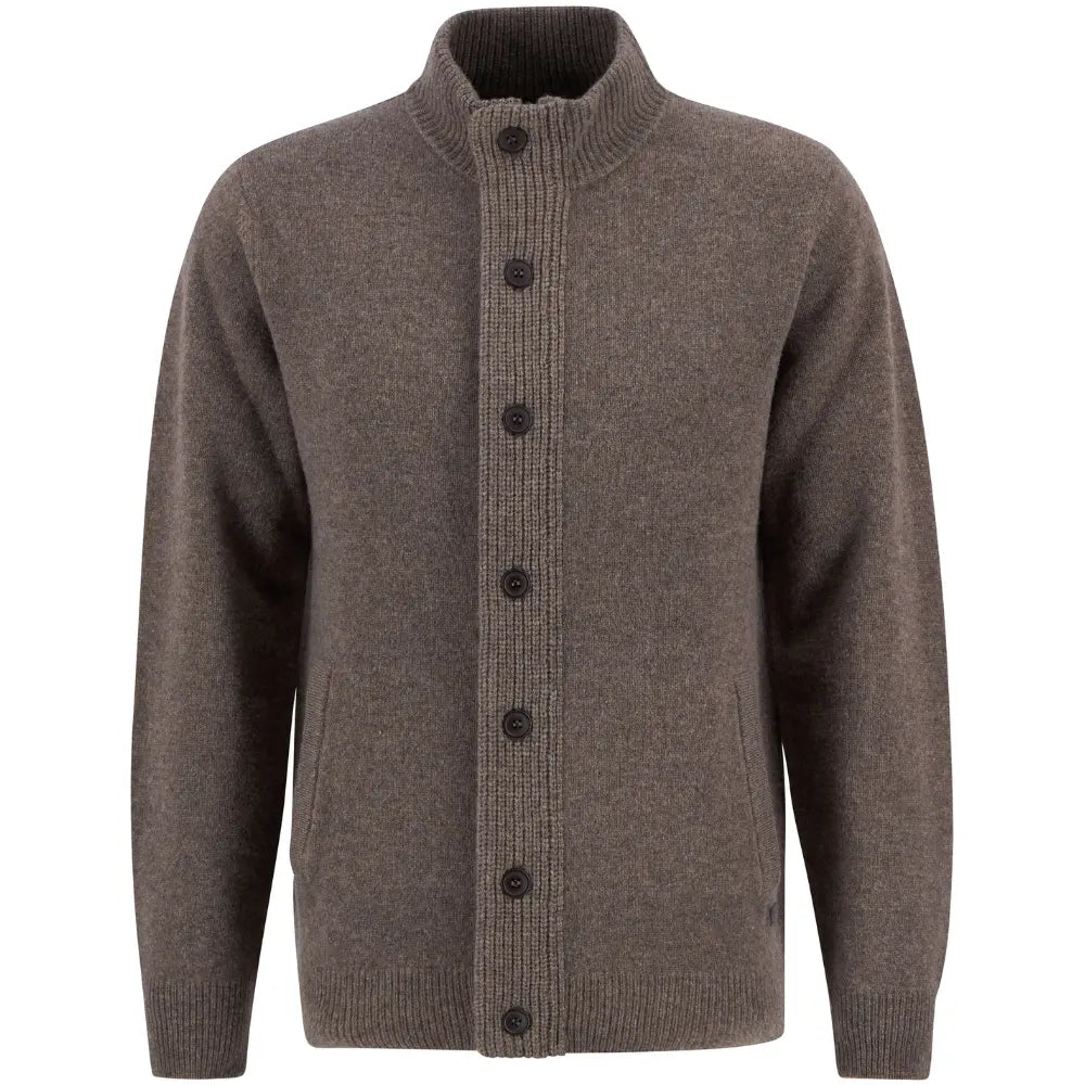 BARBOUR - ESSENTIAL PATCH ZIP THROUGH CARDIGAN