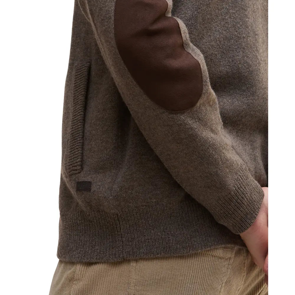 BARBOUR - ESSENTIAL PATCH ZIP THROUGH CARDIGAN