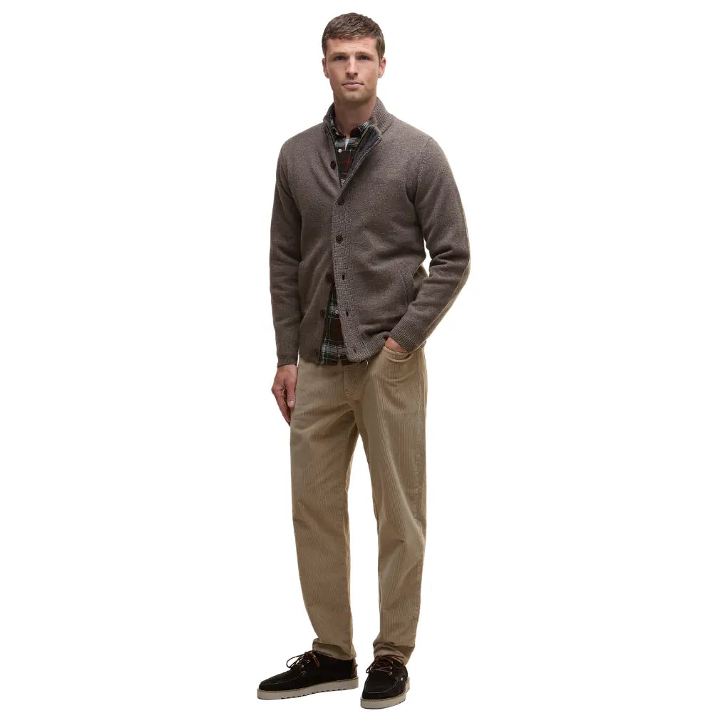 BARBOUR - ESSENTIAL PATCH ZIP THROUGH CARDIGAN