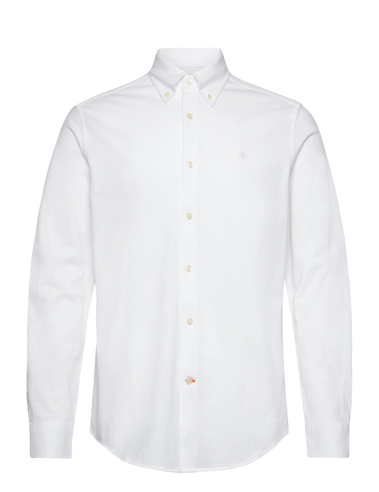 Morris Eddie Pique Shirt White