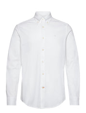 Morris Eddie Pique Shirt White