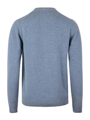 SWEATER KNITTED CREW NECK CARDED MERINO WOOL