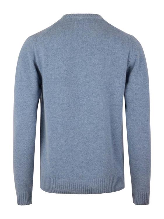 SWEATER KNITTED CREW NECK CARDED MERINO WOOL
