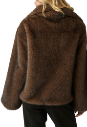 STEPHANIE FAUX FUR JACKET