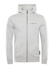 BOWMAN LOGO ZIP HOOD 948 LIGHT GREY