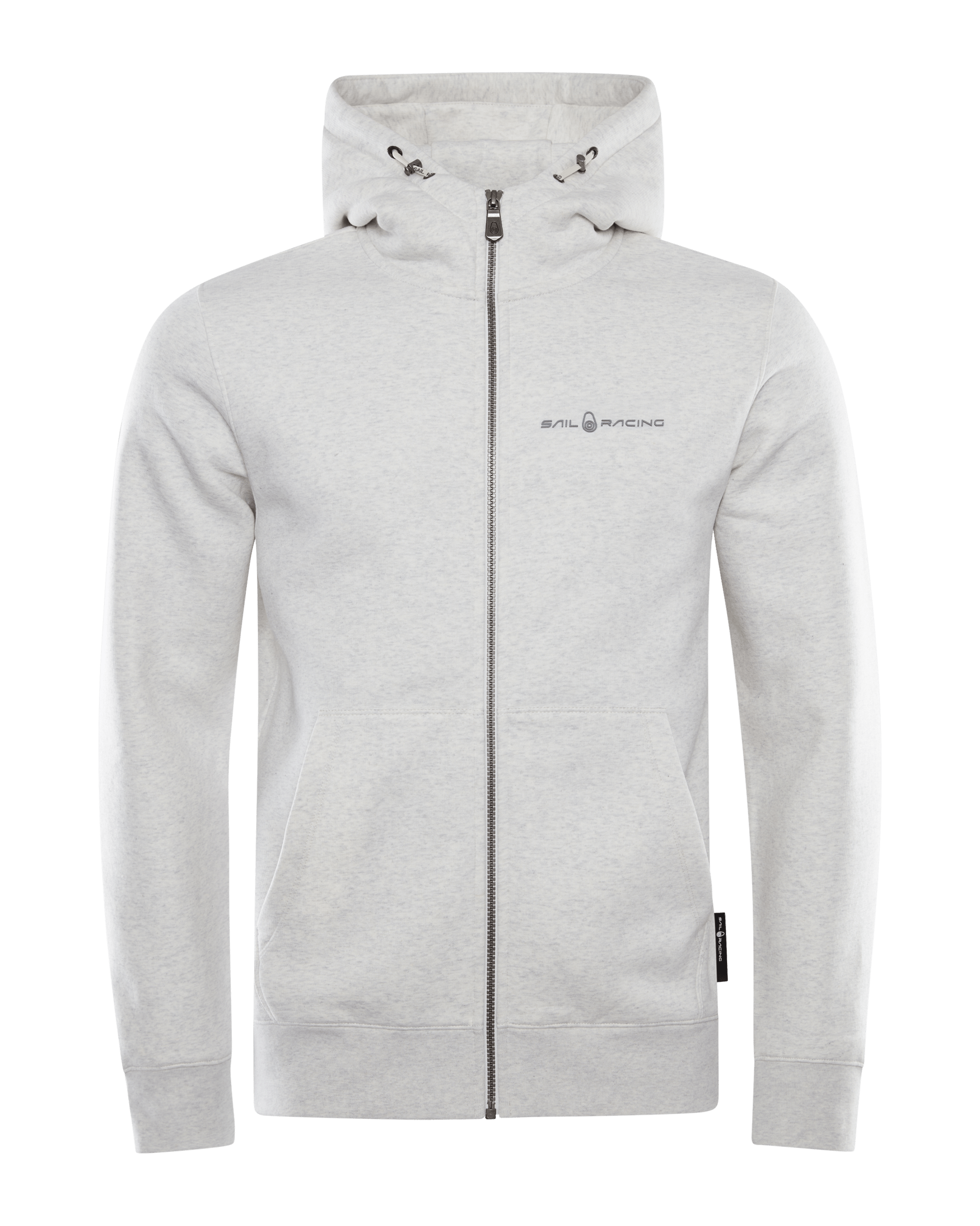 BOWMAN LOGO ZIP HOOD 948 LIGHT GREY