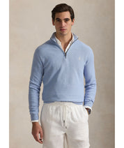 LS HZ-LONG SLEEVE-PULLOVER 519 BLUE HYACINTH HTHR