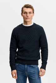 J.Lindeberg Arthur Knit Org Cotton, Jl Navy