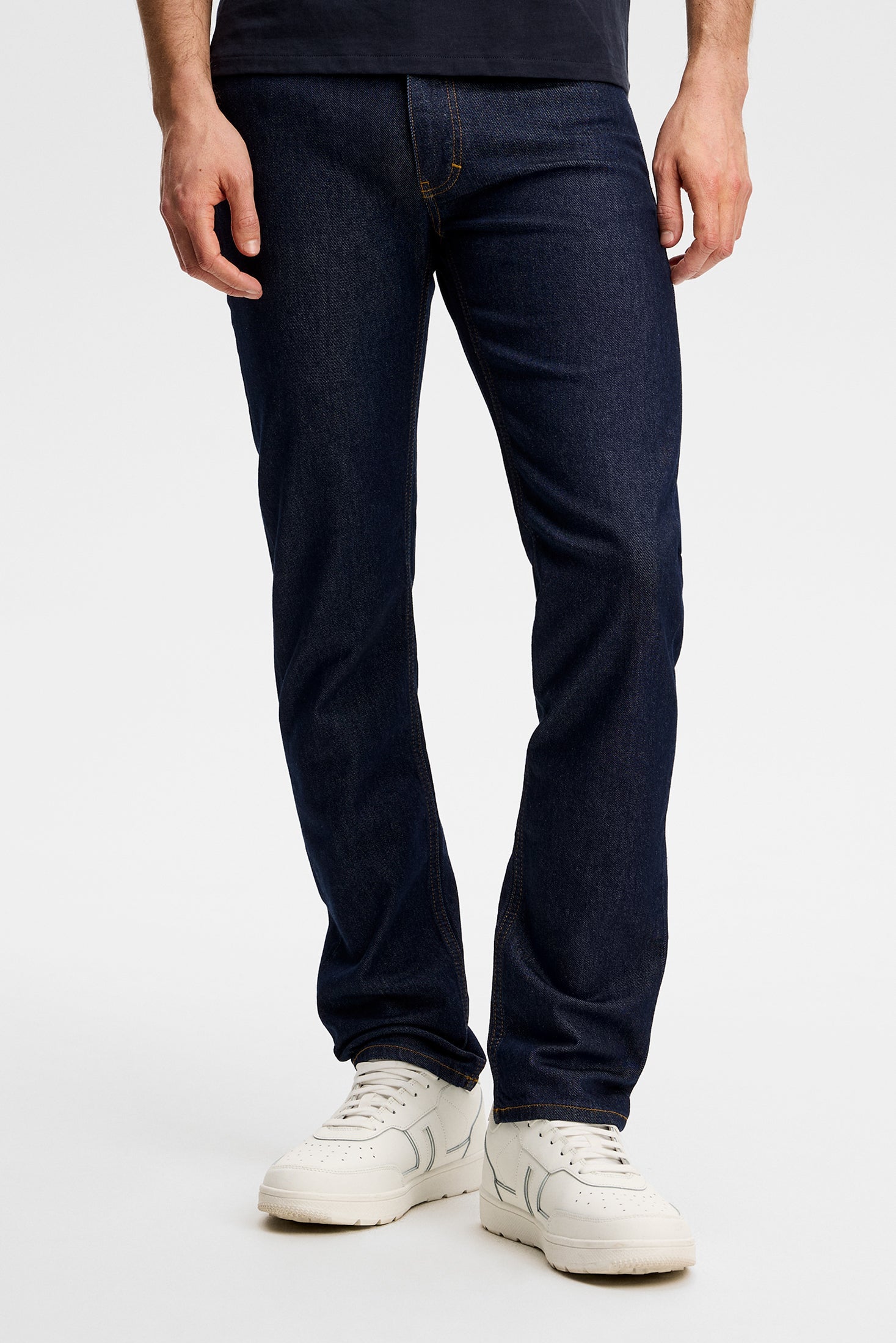 J.Lindeberg Jax Rinsed Slim Jeans, Dark Blue