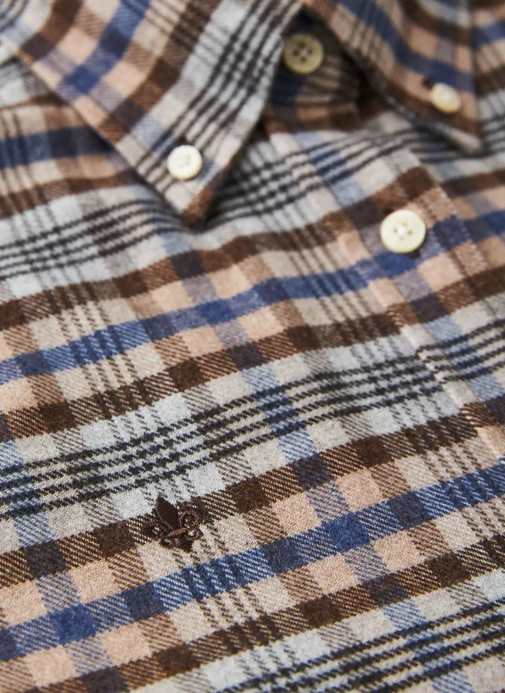 FLANNEL CHECK SHIRT-SLIM FIT