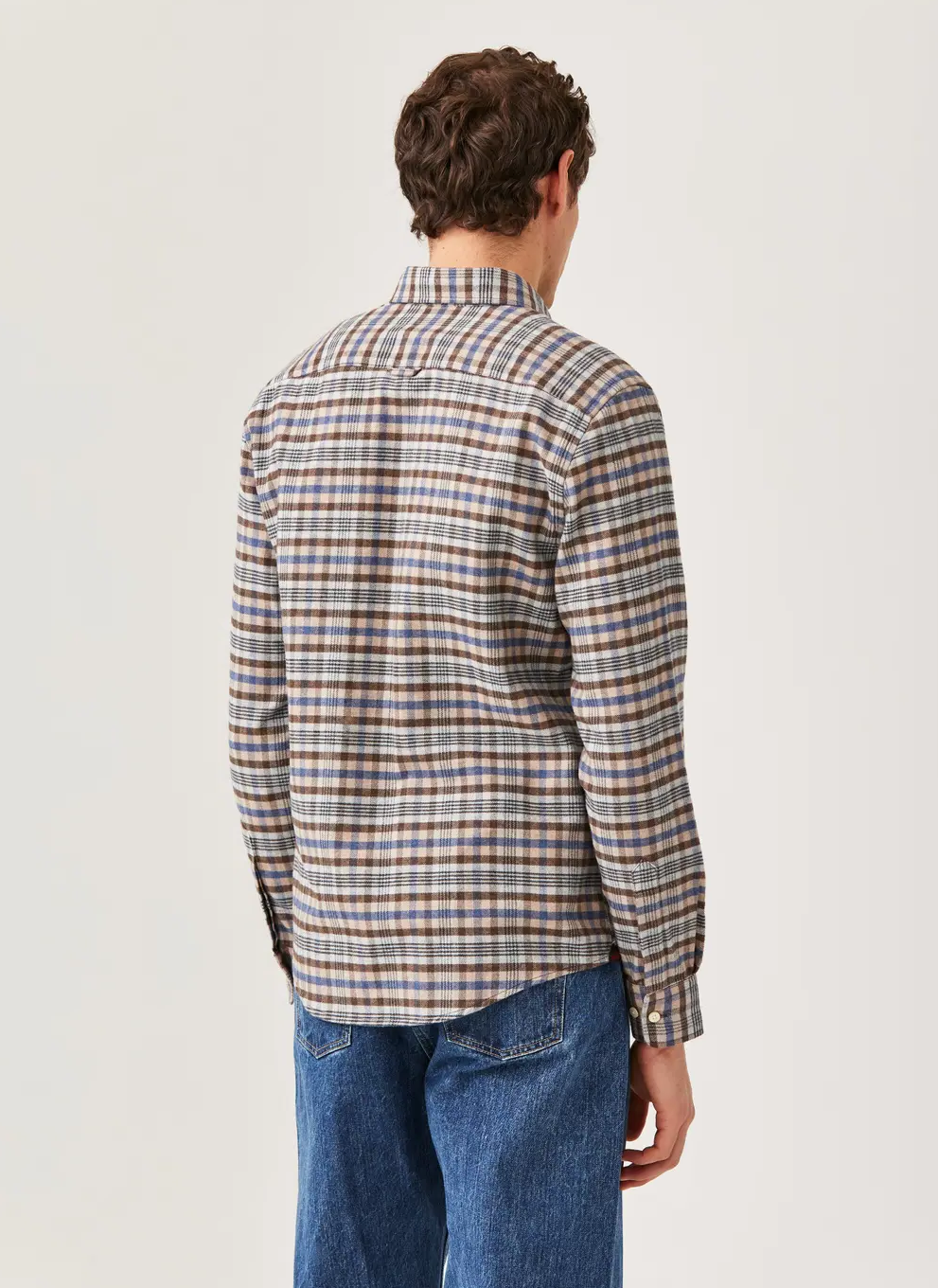 FLANNEL CHECK SHIRT-SLIM FIT