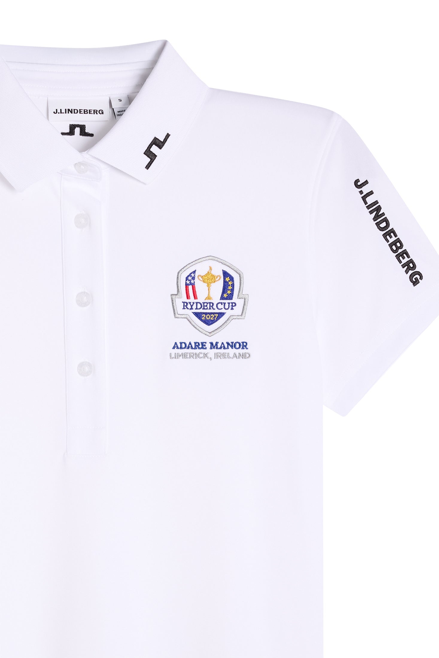 J.Lindeberg Tour Tech Polo, White