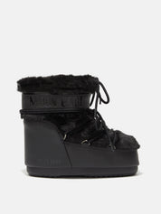 Moon Boot Icon Low Faux Fur Black