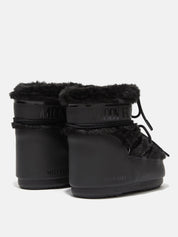 Moon Boot Icon Low Faux Fur Black