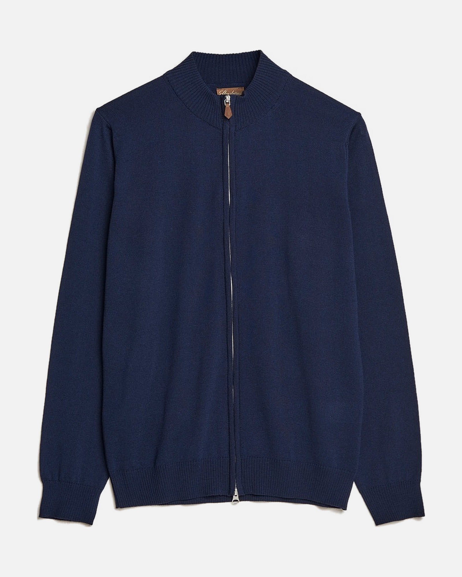CARDIGEN KNITTED FULLZIP MERINO WOOL 190 NAVY