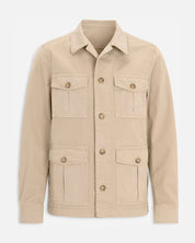 SAFARI SHIRT JACKET 428 DUSTY BEIGE