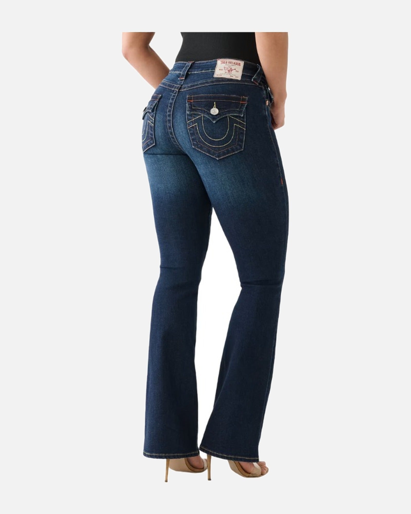 Becca Mid Rise Boot Cut Flap - MUDDY WATERS