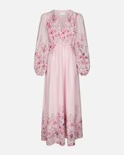 Silfi Flower Print Dress - 630 DUSTY ROSE