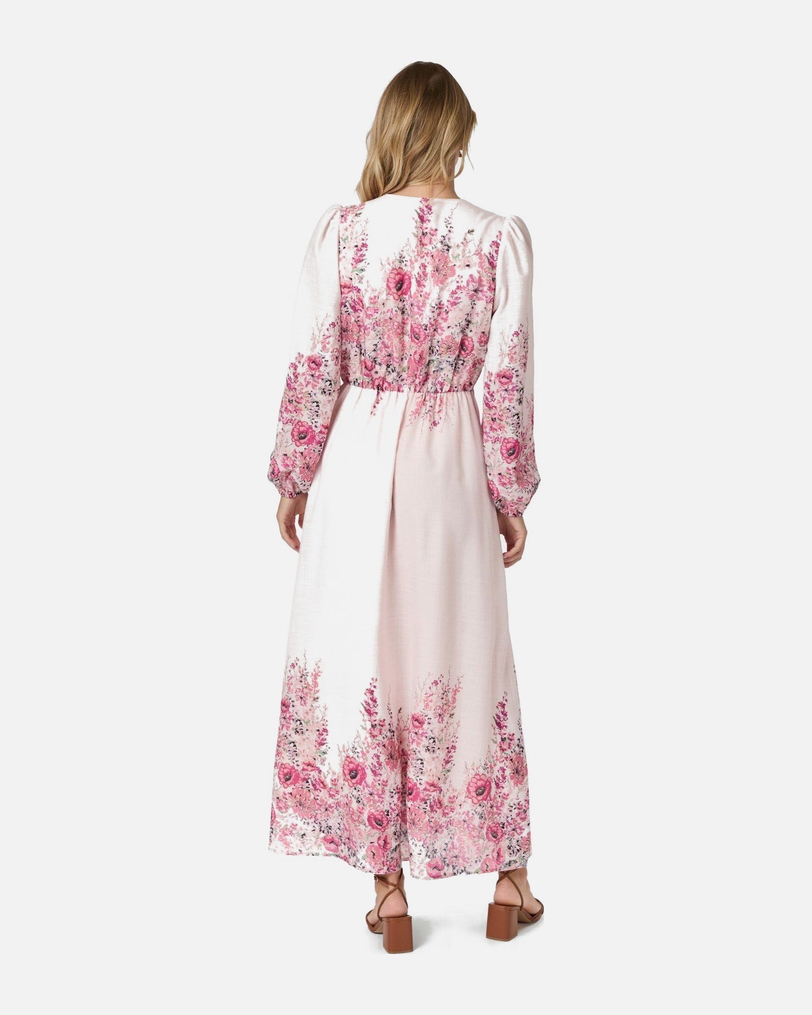 Silfi Flower Print Dress - 165 ROSE