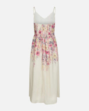 Sanni Flower Print Dress - 124 IVORY
