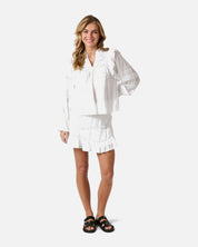 Robby S Voile Skirt - 120 WHITE