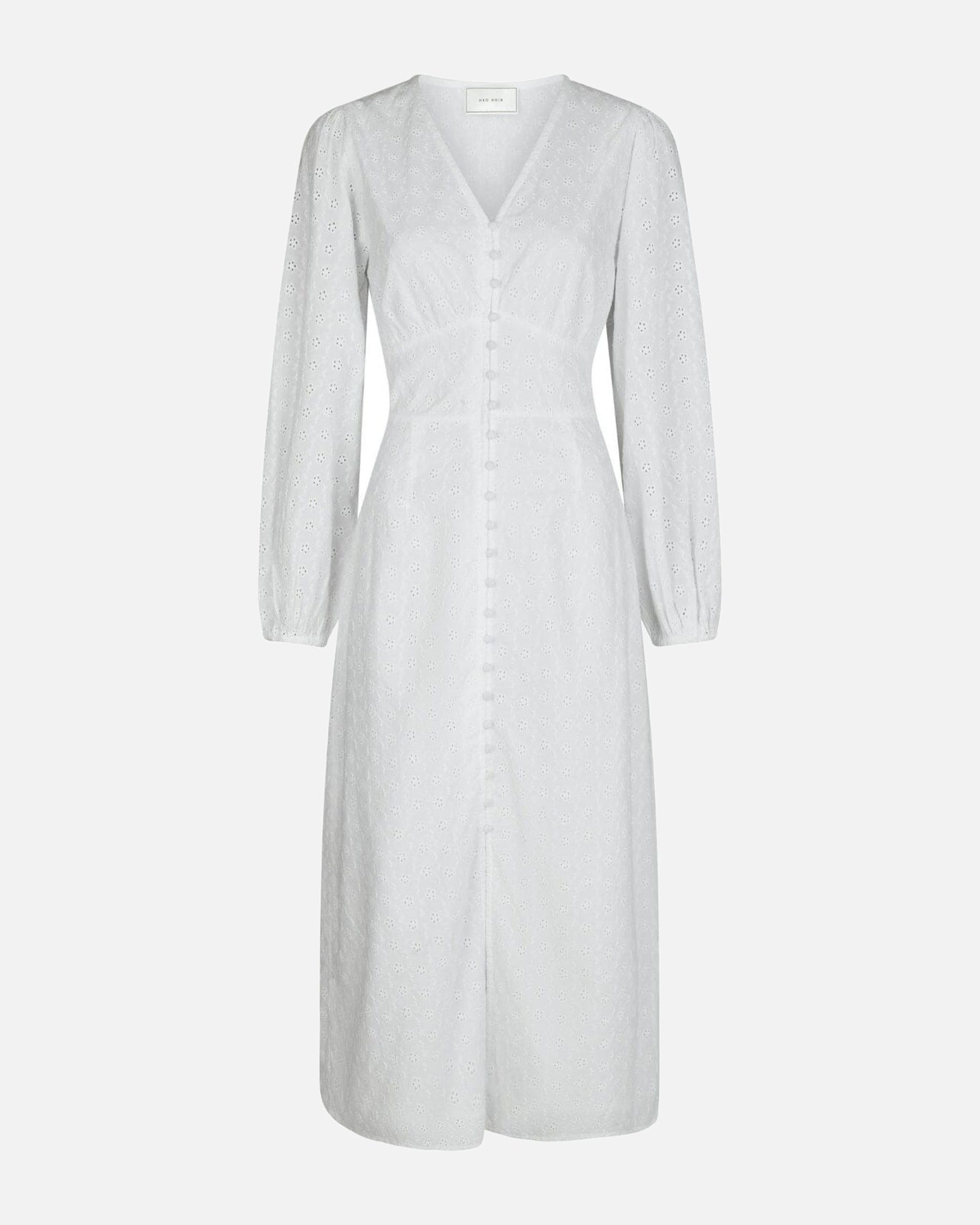Alto Embroidery Dress - 120 WHITE