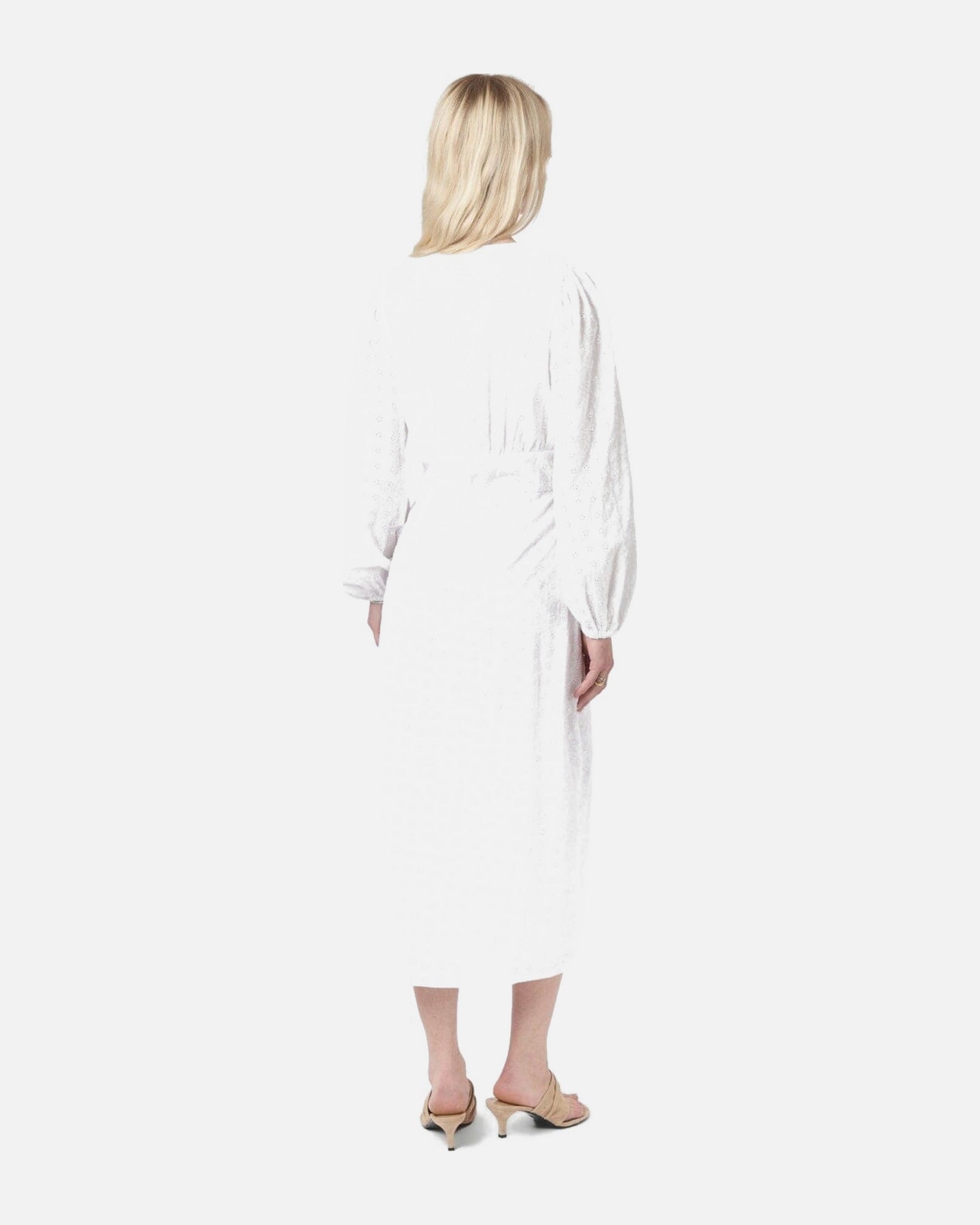 Alto Embroidery Dress - 120 WHITE