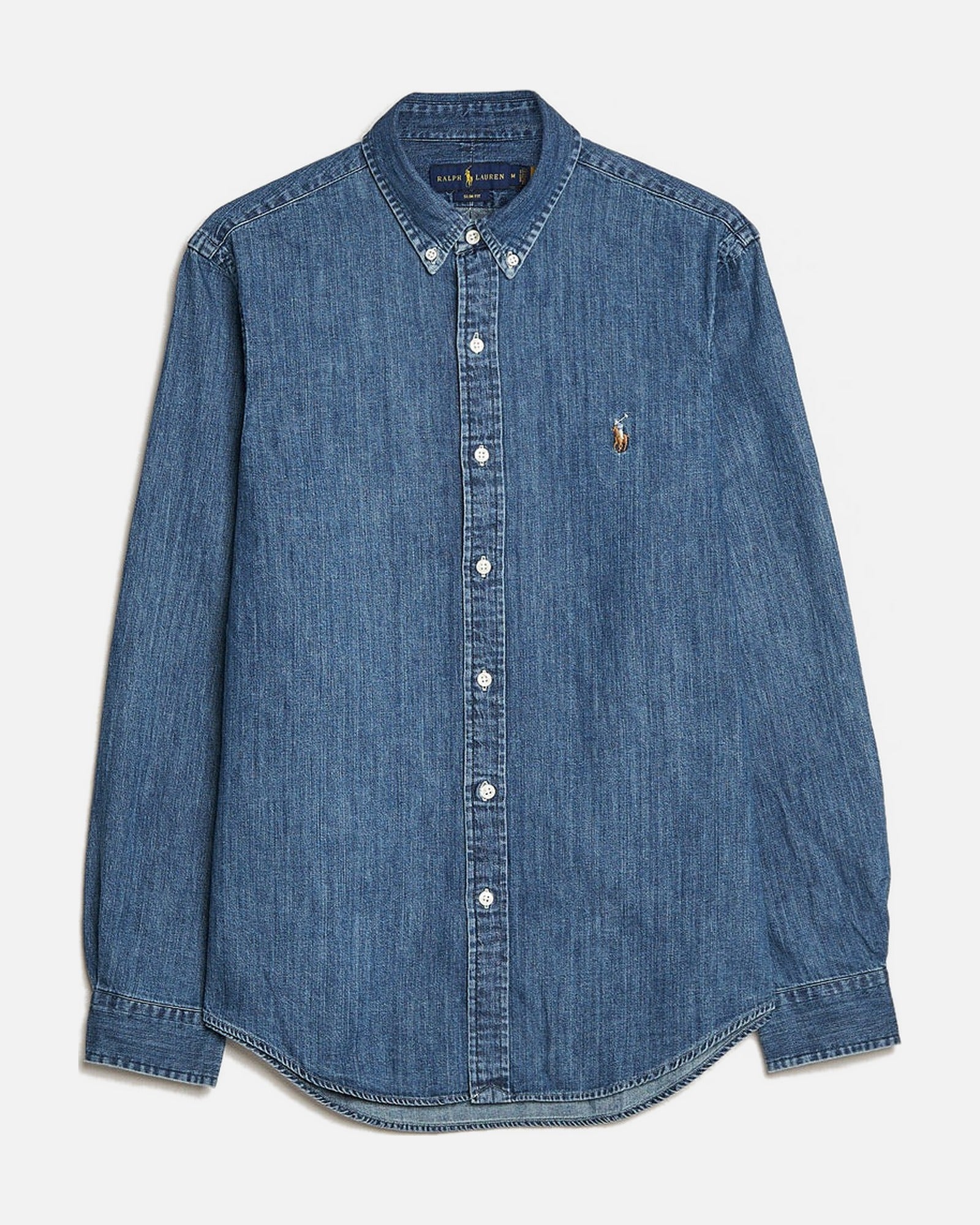SL BD PPC SP-LONG SLEEVE-SPORT SHIRT 001 DENIM