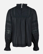 Ebba S Voile Blouse - 141 NAVY