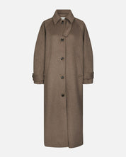KEATON WOOL COAT TAUPE