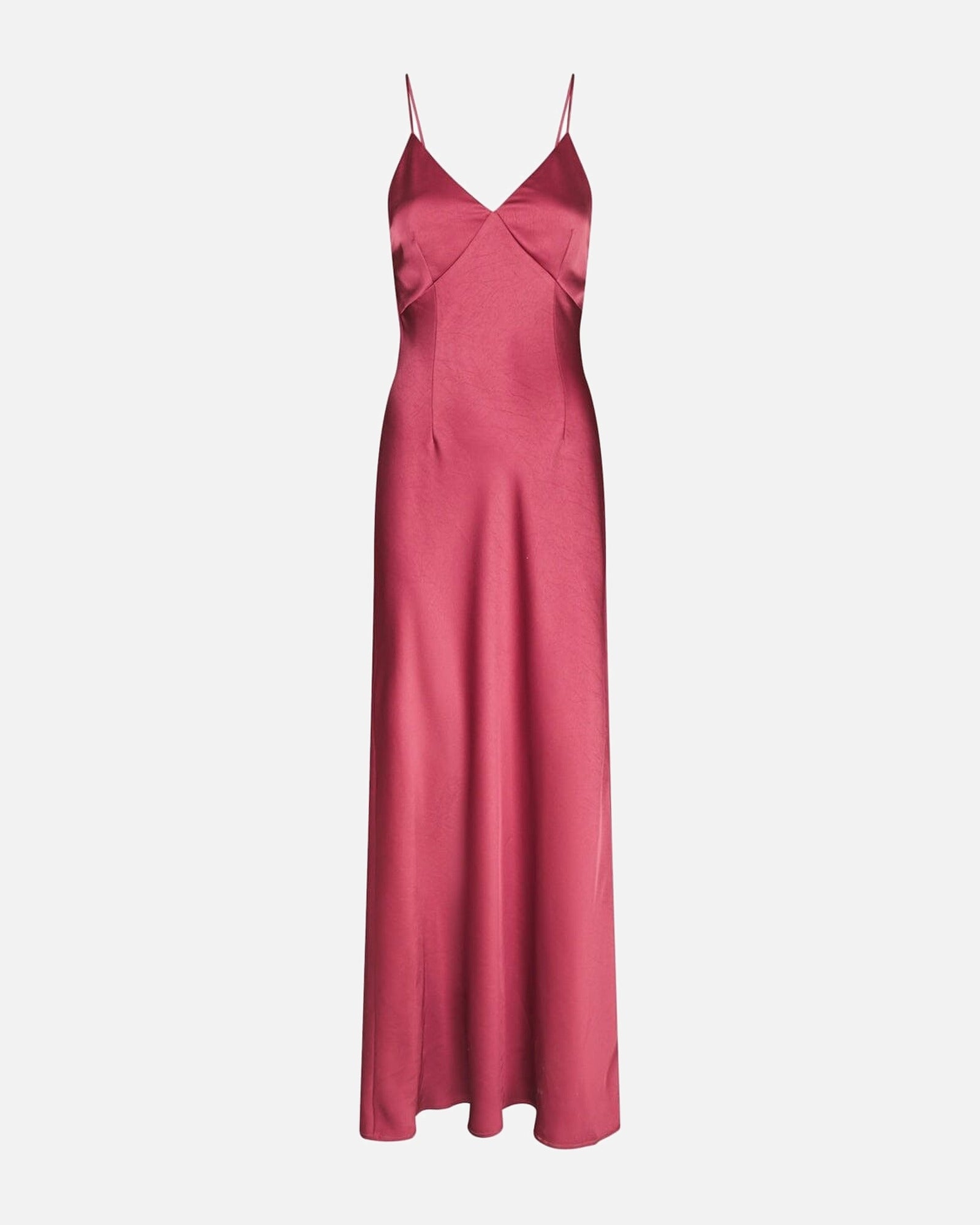 Colly Heavy Sateen Dress - 430 CHERRY PINK