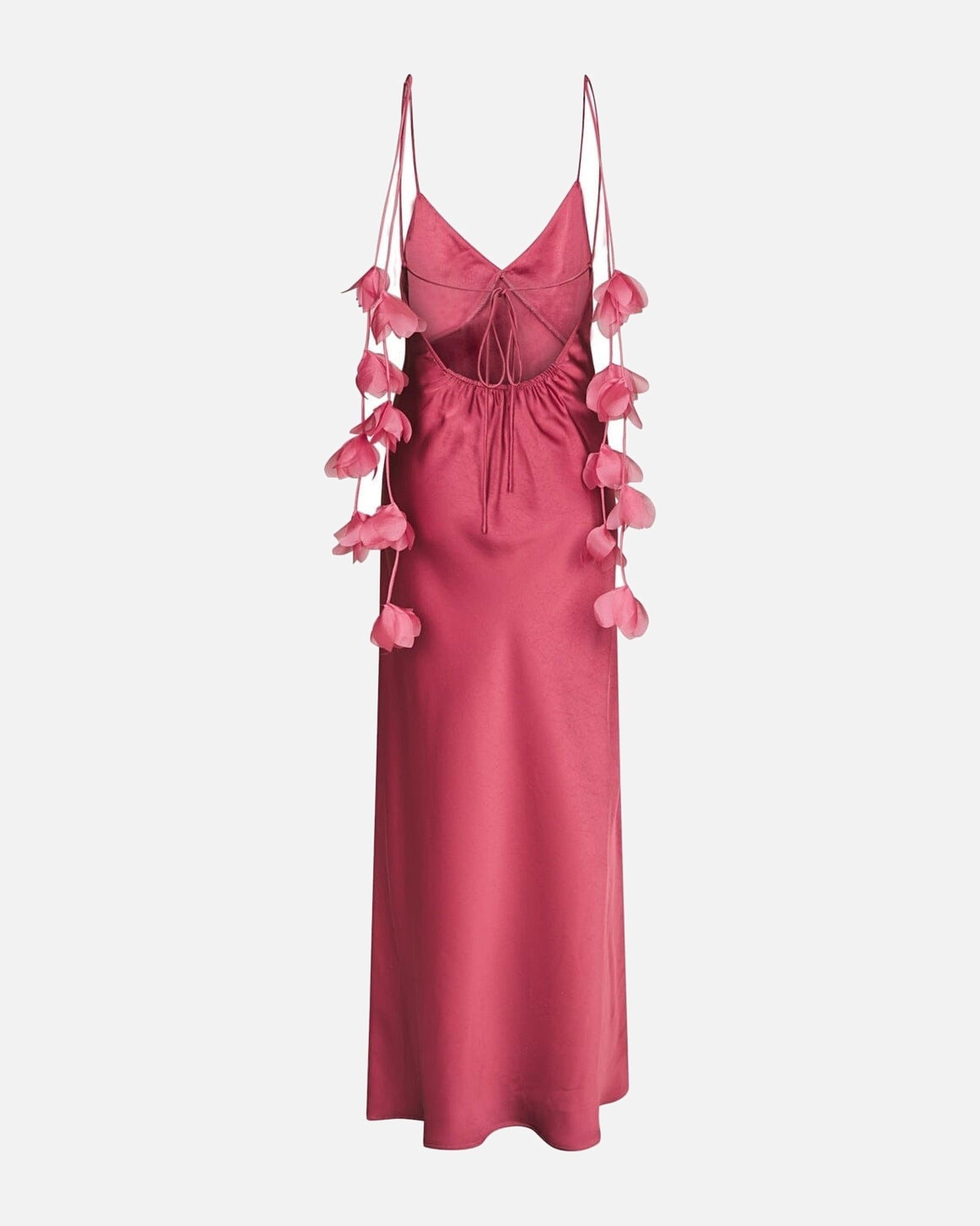 Colly Heavy Sateen Dress - 430 CHERRY PINK