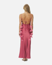Colly Heavy Sateen Dress - 430 CHERRY PINK