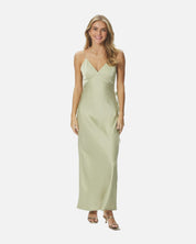 Colly Heavy Sateen Dress - 431 MINT GREEN