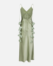 Colly Heavy Sateen Dress - 431 MINT GREEN