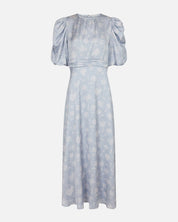 Kikka Faded Flower Dress - 145 LIGHT BLUE