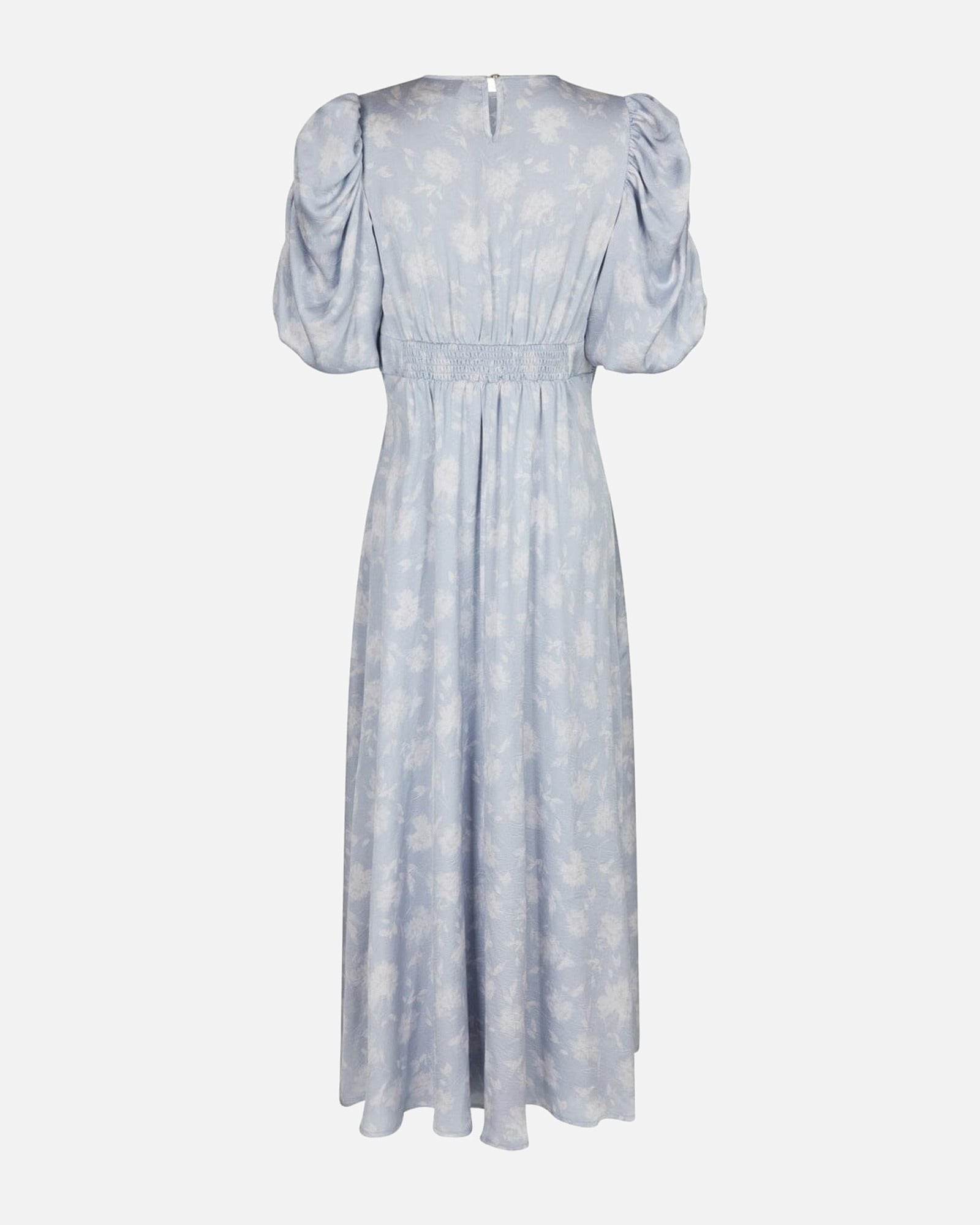 Kikka Faded Flower Dress - 145 LIGHT BLUE