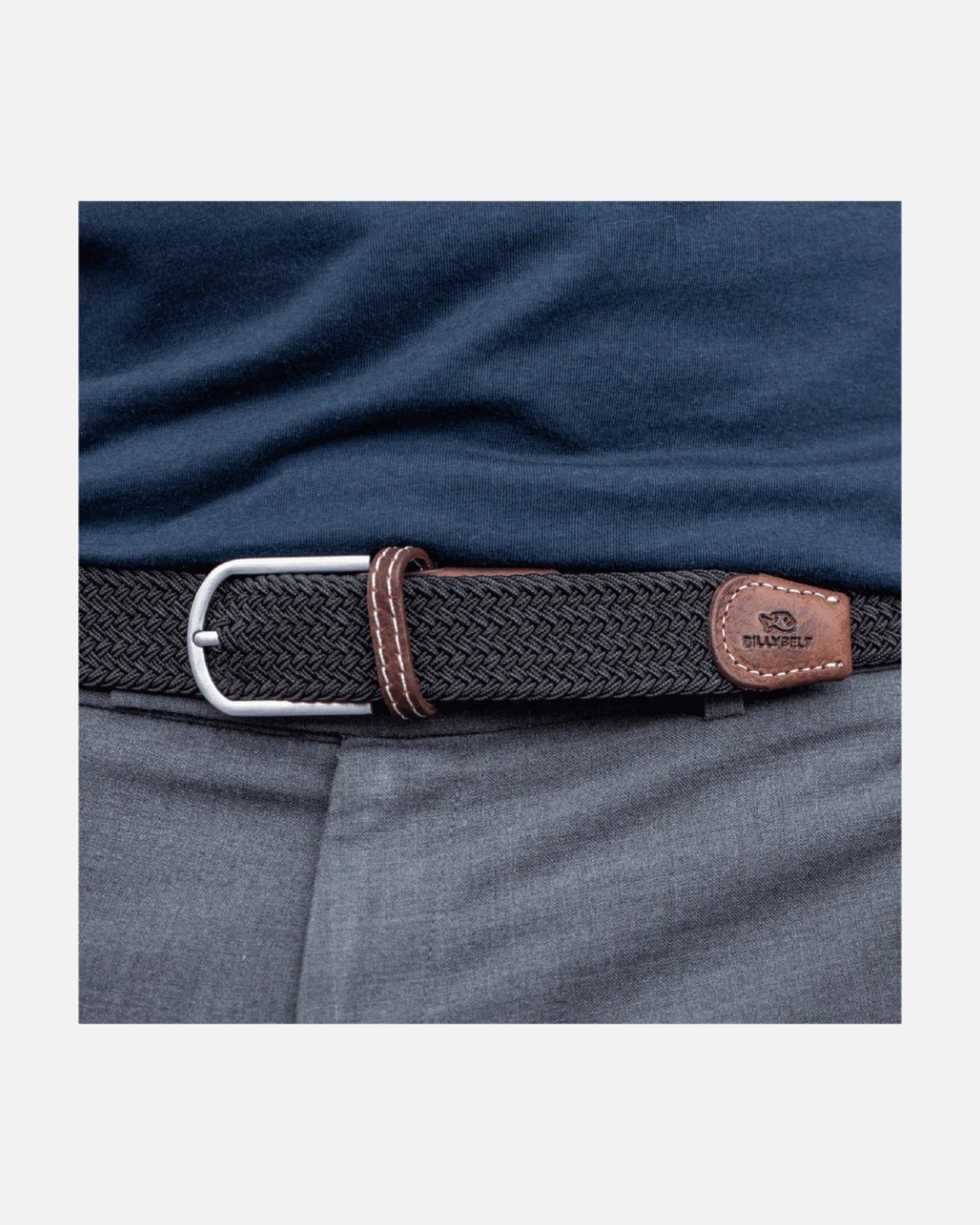 Elastic Woven Belt - ALL BLACK