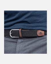 Elastic Woven Belt - ALL BLACK