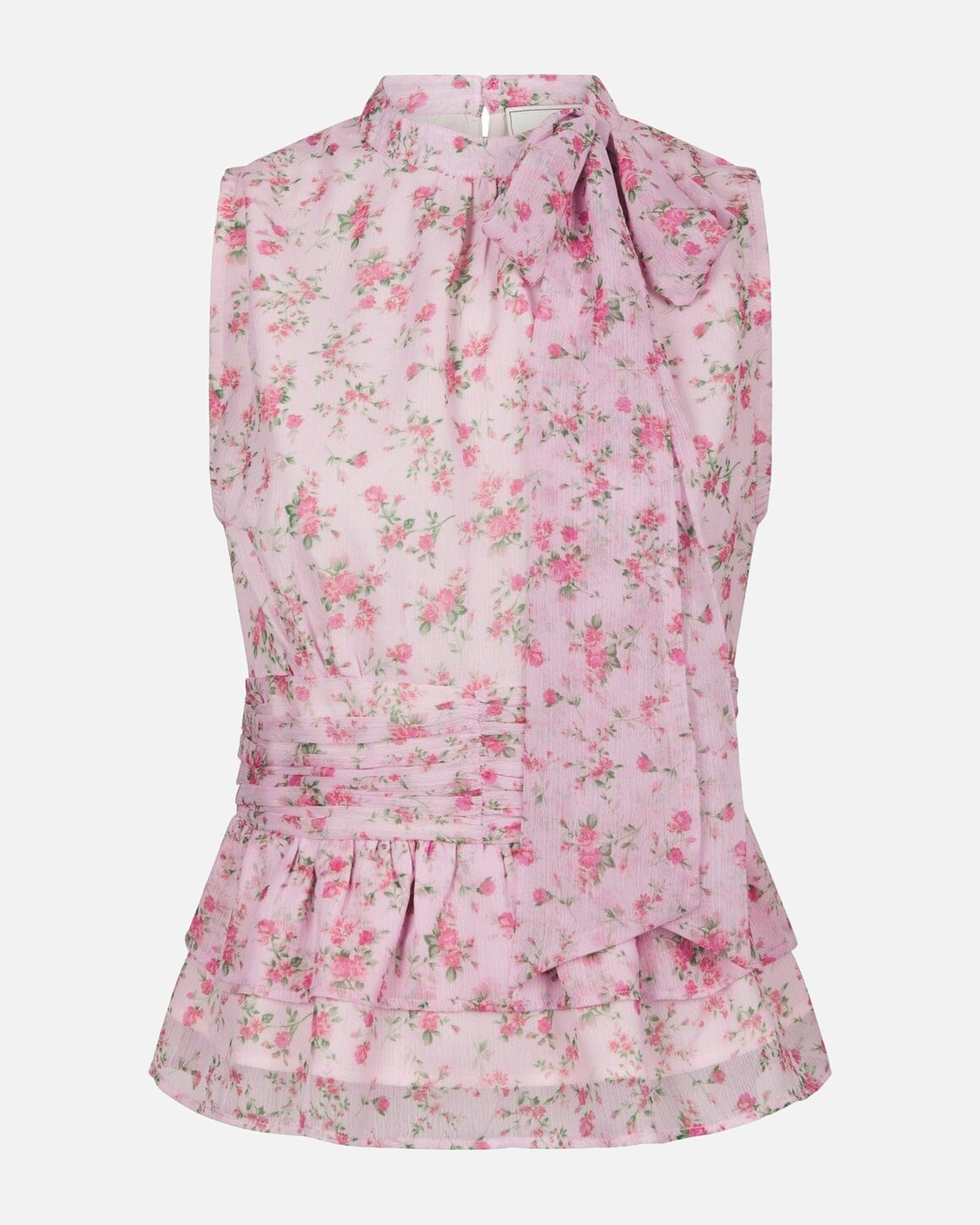 Ansol Meadow Printed Top - 754 LIGHT PINK