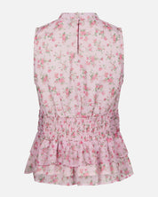 Ansol Meadow Printed Top - 754 LIGHT PINK