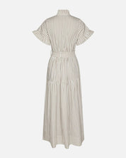 Nellie Wide Stripe Dress - 124 IVORY