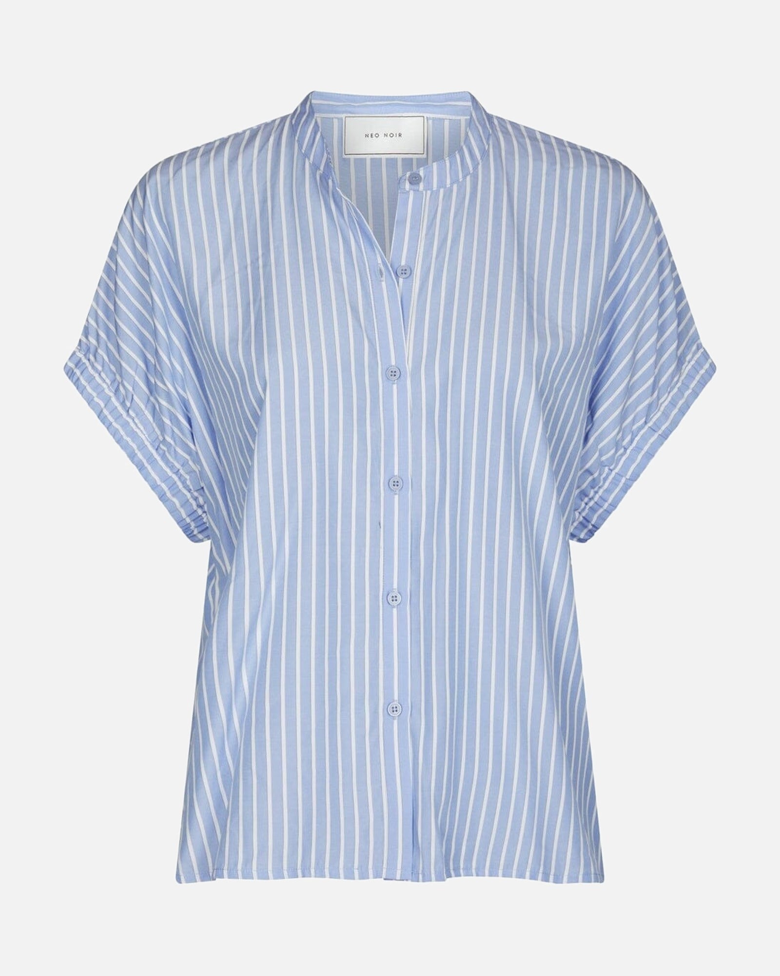 Englana Stripe Blouse - 145 LIGHT BLUE