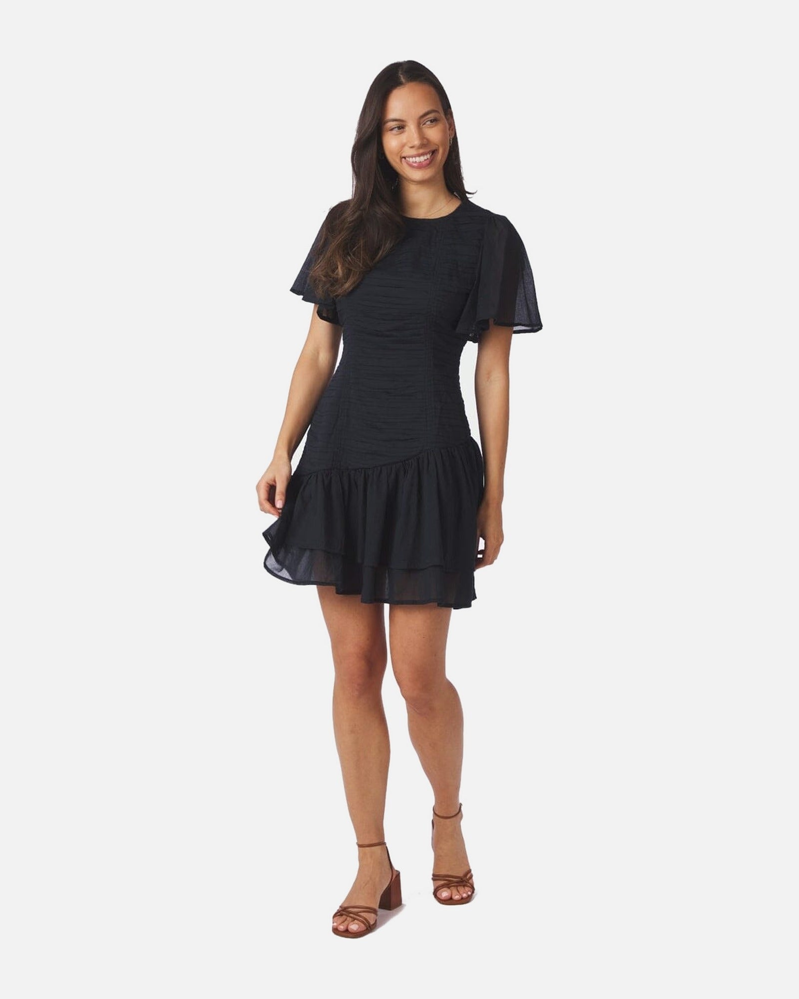Circle S Voile Dress - 141 NAVY