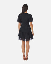 Circle S Voile Dress - 141 NAVY