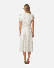 Eleni Delicate Flower Dress - 122 CREME