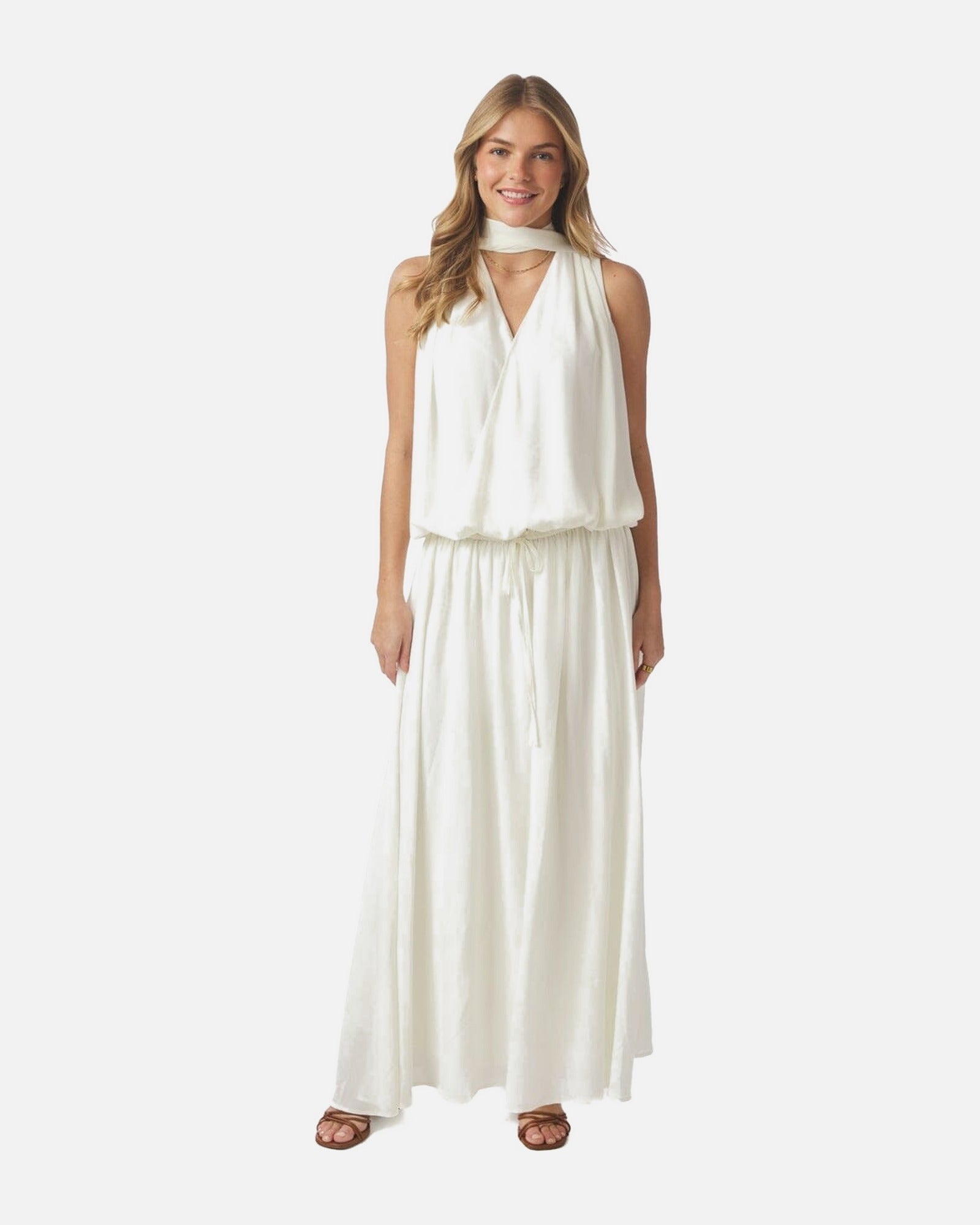 Inge Chiffon Top - 121 OFF WHITE