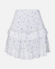 Kenia Flower Dobby Skirt - 978 BLUE FLOWER