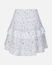 Kenia Flower Dobby Skirt - 978 BLUE FLOWER