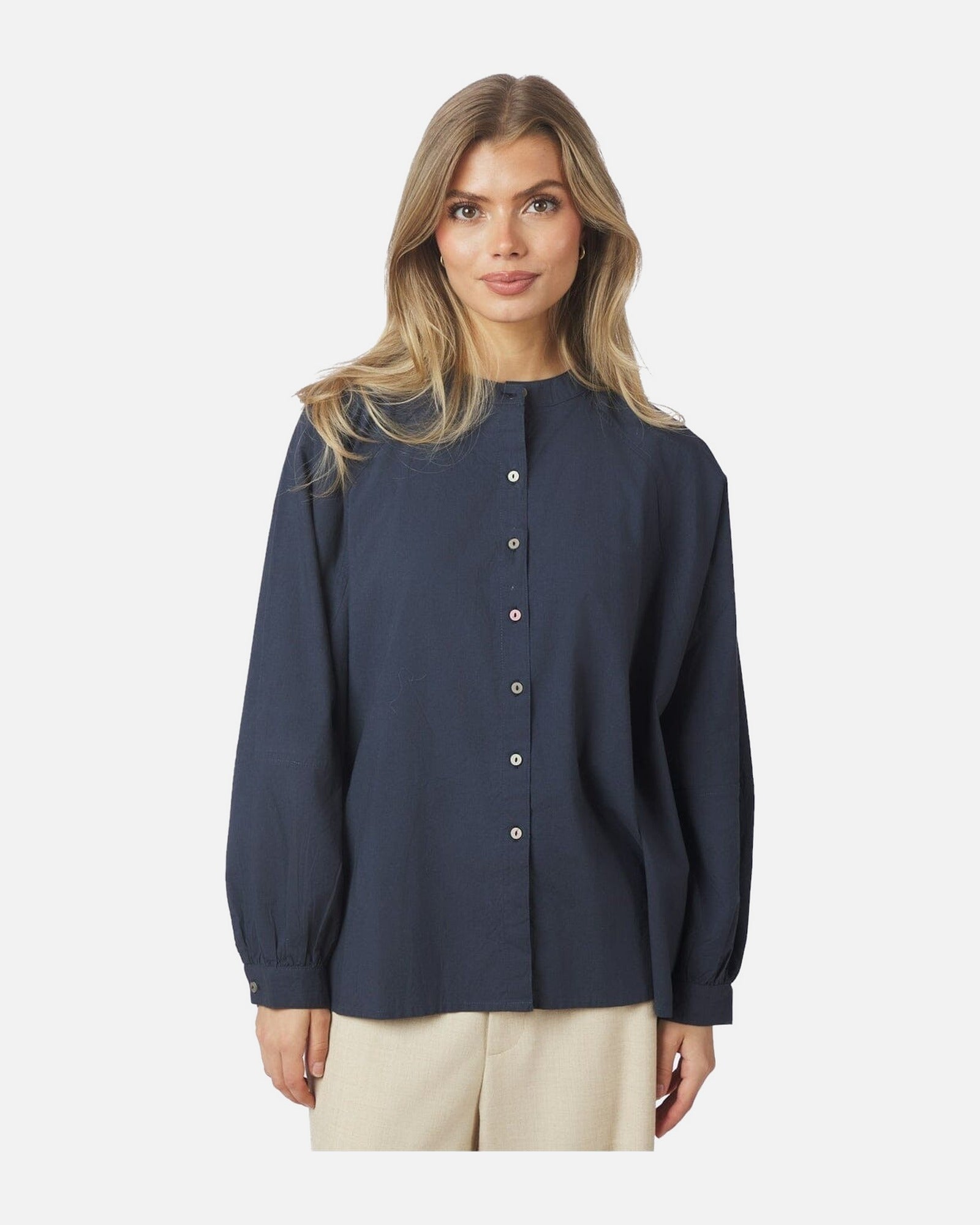 Solane C Poplin Shirt - 141 NAVY